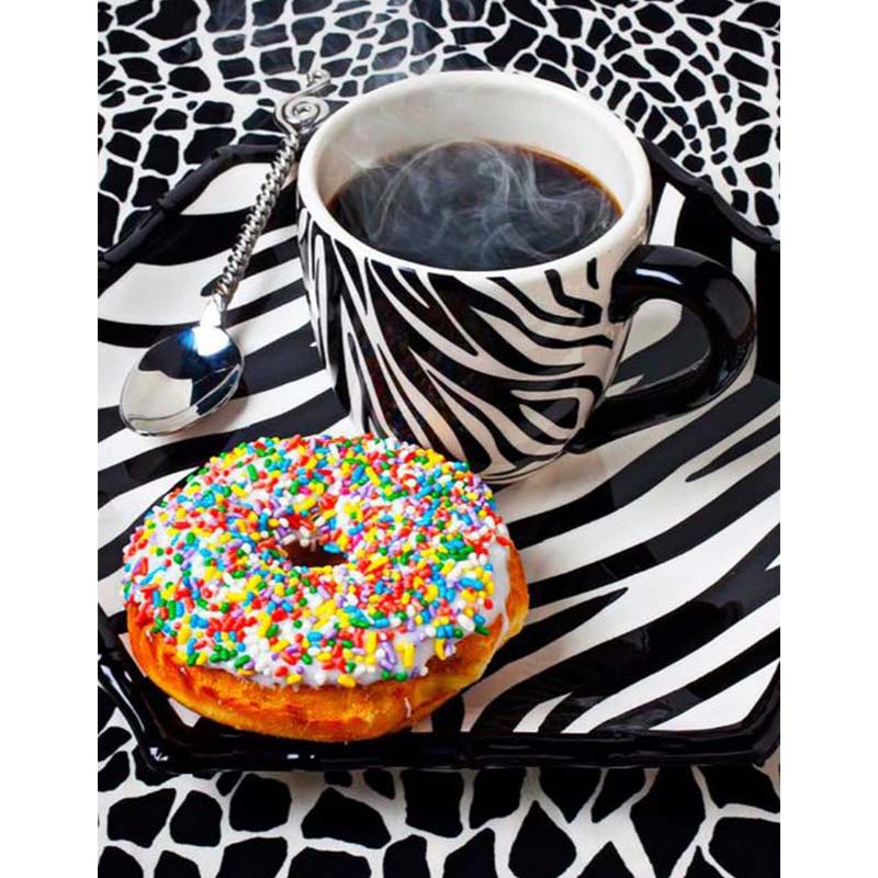 Diamond Painting Kaffe Donut*